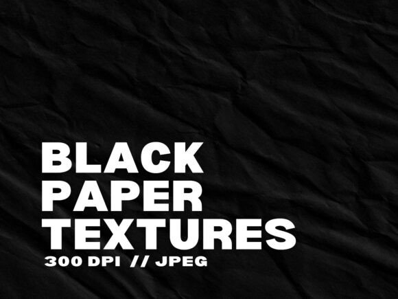 10 Black Paper Texture Pack