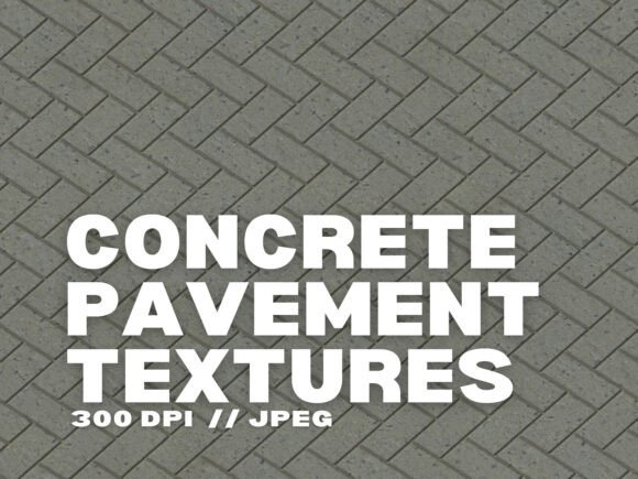 10 Concrete Pavement Textures for Creative Projects