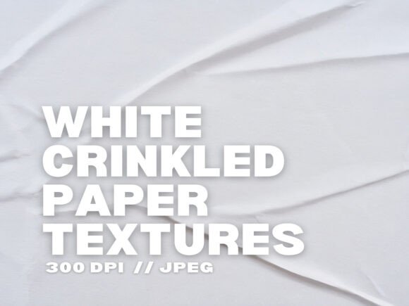 15 White Crinkled Paper Textures: Elevating Design with Authenticity and Style