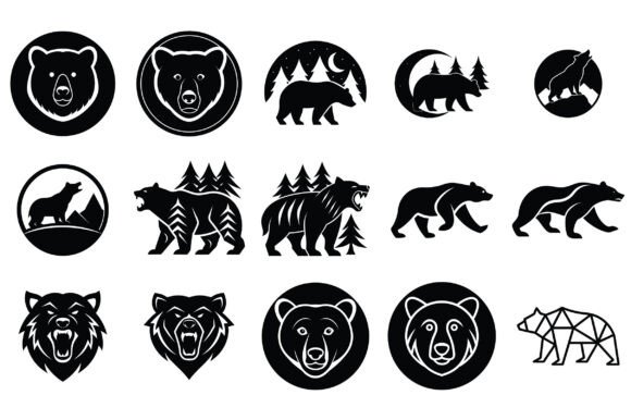 Bear Silhouette Vector: A Versatile Design Asset