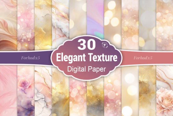 Elegant Texture Digital Paper for Refined Design Workflows