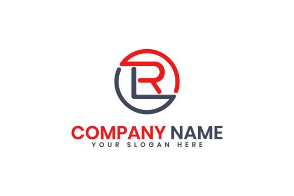 Modern Abstract LR Initial Letter Logo: A Symbol of Professional Identity