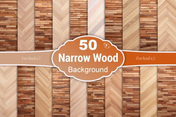 Narrow Wood Planks Background: A Rustic Addition for Creative Projects