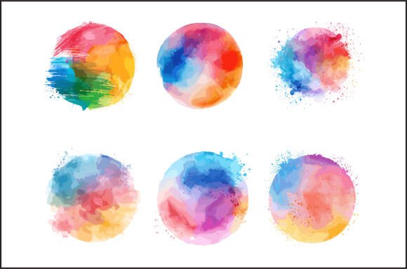 Romantic Pink Watercolor Background