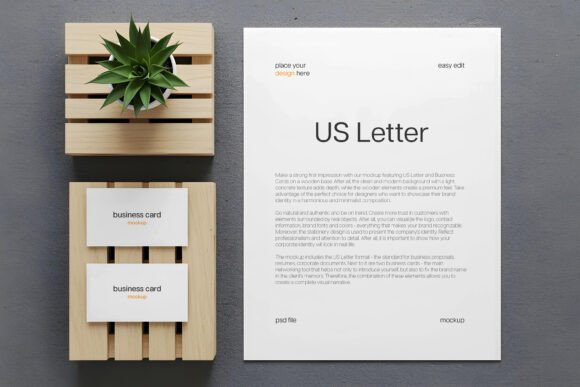 Stationery Branding PSD Mockup: Elevate Your Brand with Professional Design