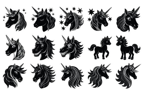 Unicorn Silhouette Vector